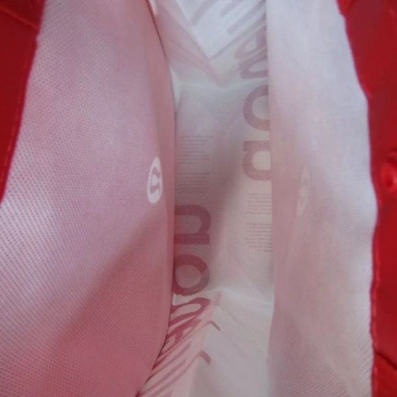 Lululemon Small Reusable Shopping Tote Bags Red Lot of 5 NWOT - Picture 9 of 11
